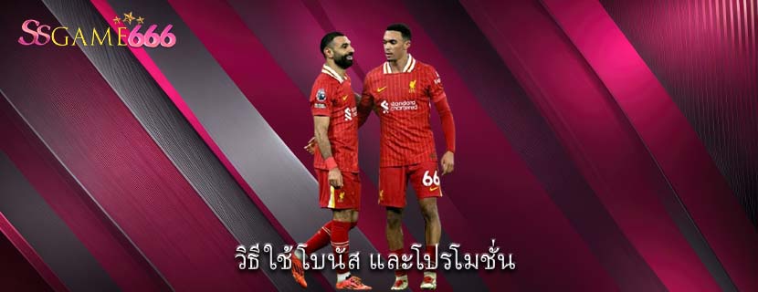 วิธีใช้โบนัส และโปรโมชั่น